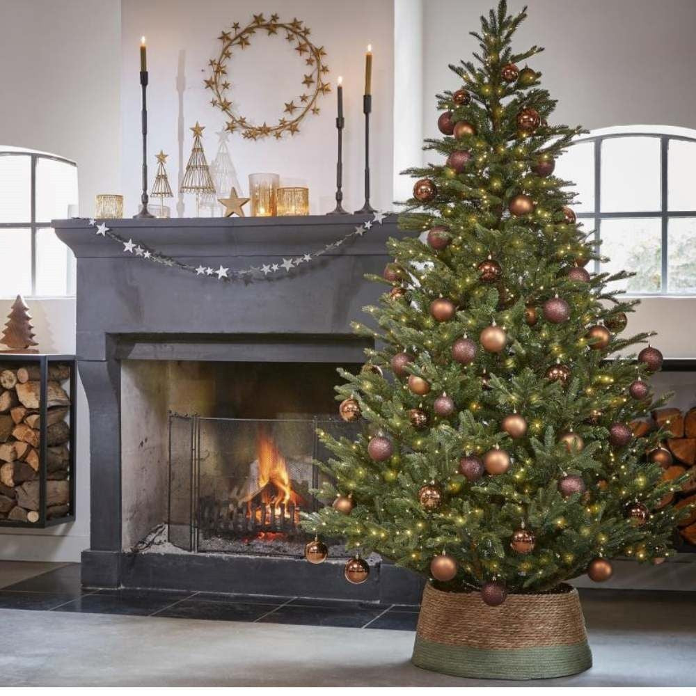 Frasier kunstkerstboom 185xø124cm | groen met 288 LED lampjes