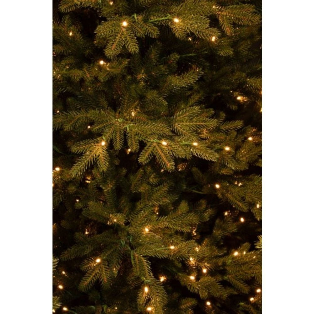 Meran kunstkerstboom 185xø127cm | groen met 264 LED lampjes