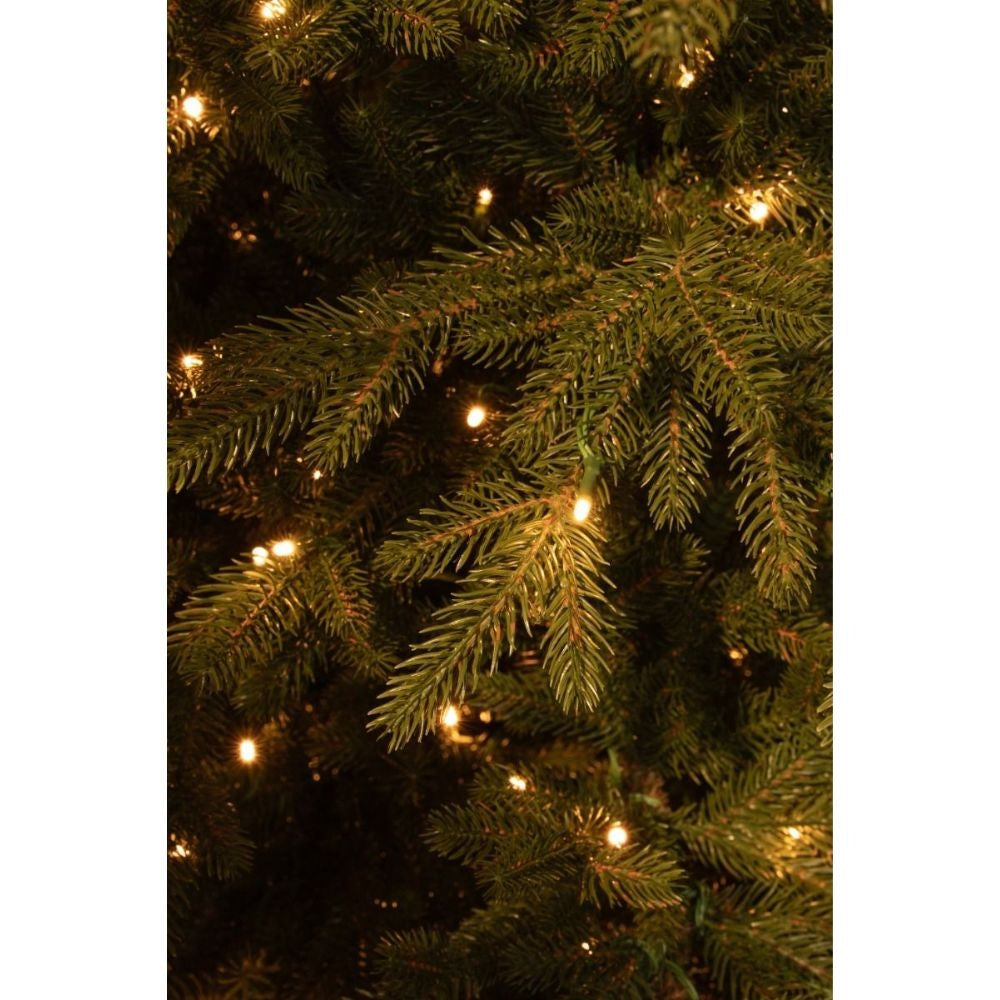 Meran kunstkerstboom 185xø127cm | groen met 264 LED lampjes