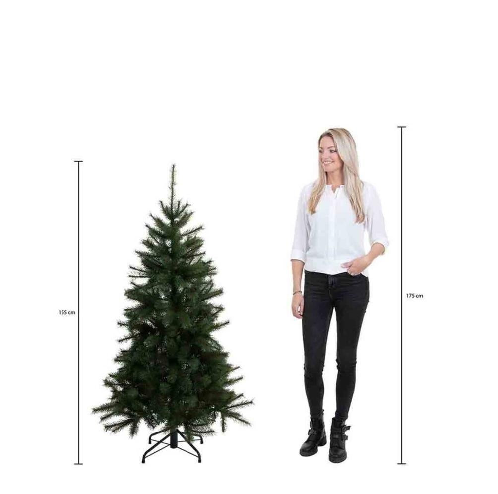 Snowdon kunstkerstboom 155xø105cm | groen met bevroren details