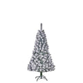 Frosted Millington kunstkerstboom 155xø86cm | wit/met sneeuw
