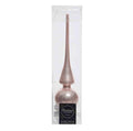 Kerstboom piek van glas | poederroze | 26cm