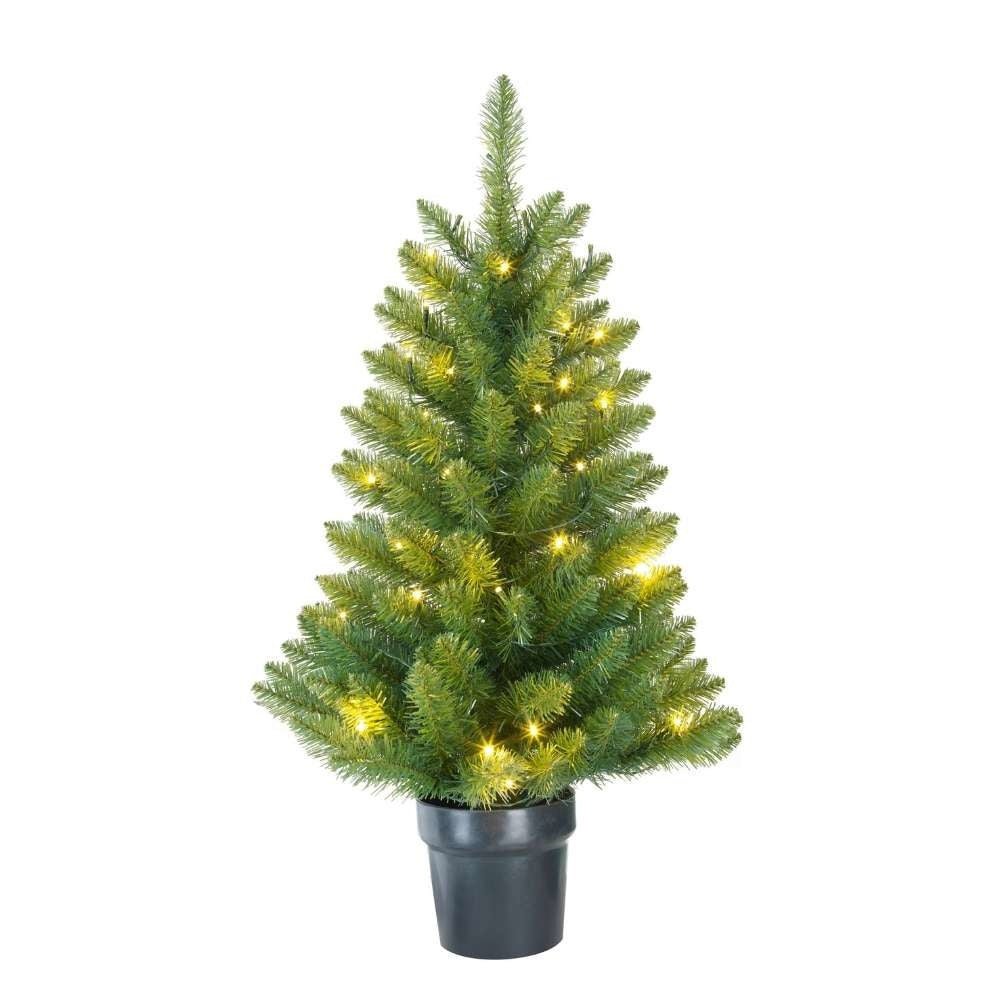 Riverton kerstboompje in pot 90xø58cm | groen