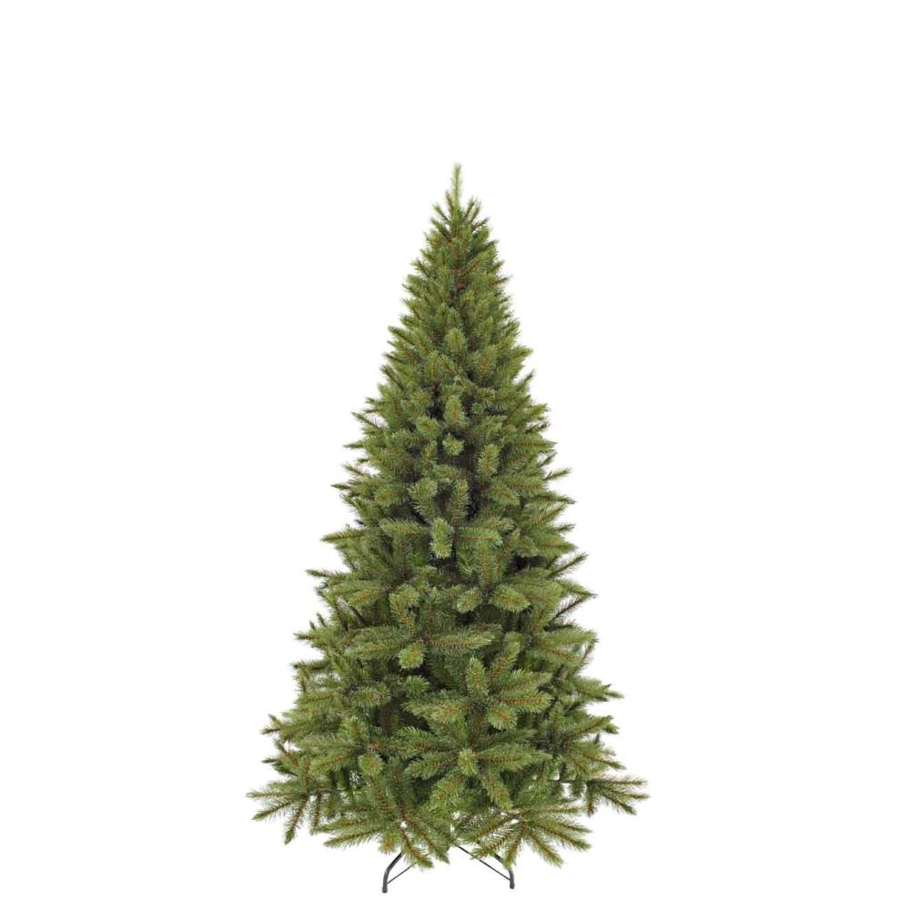 Forest Frosted Slim kunstkerstboom 155xø86cm | groen met bevroren details