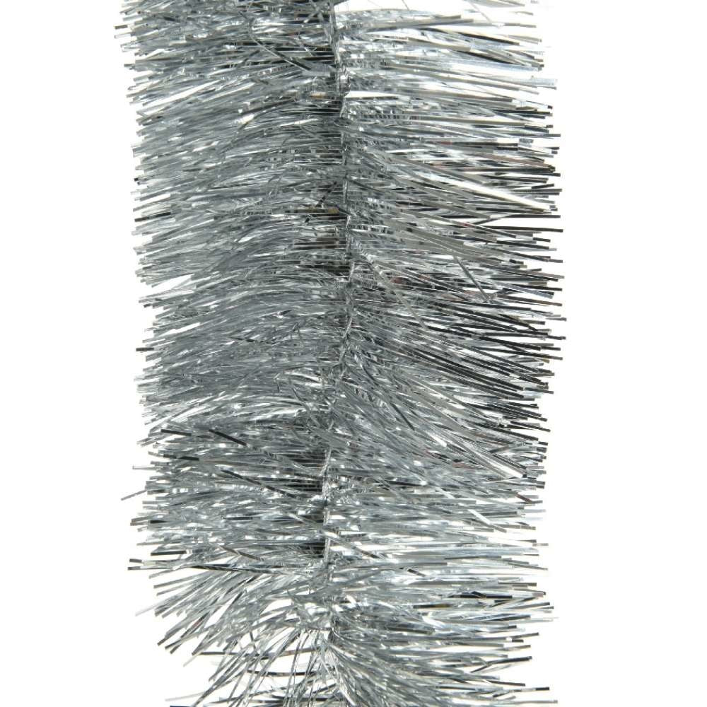 Kerstslinger lametta | glanzend zilver | 270cm