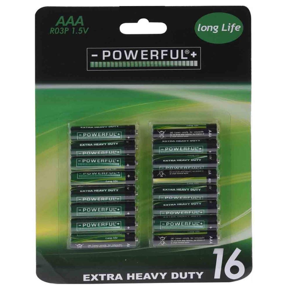 Batterijen AAA 16 stuks Long Life