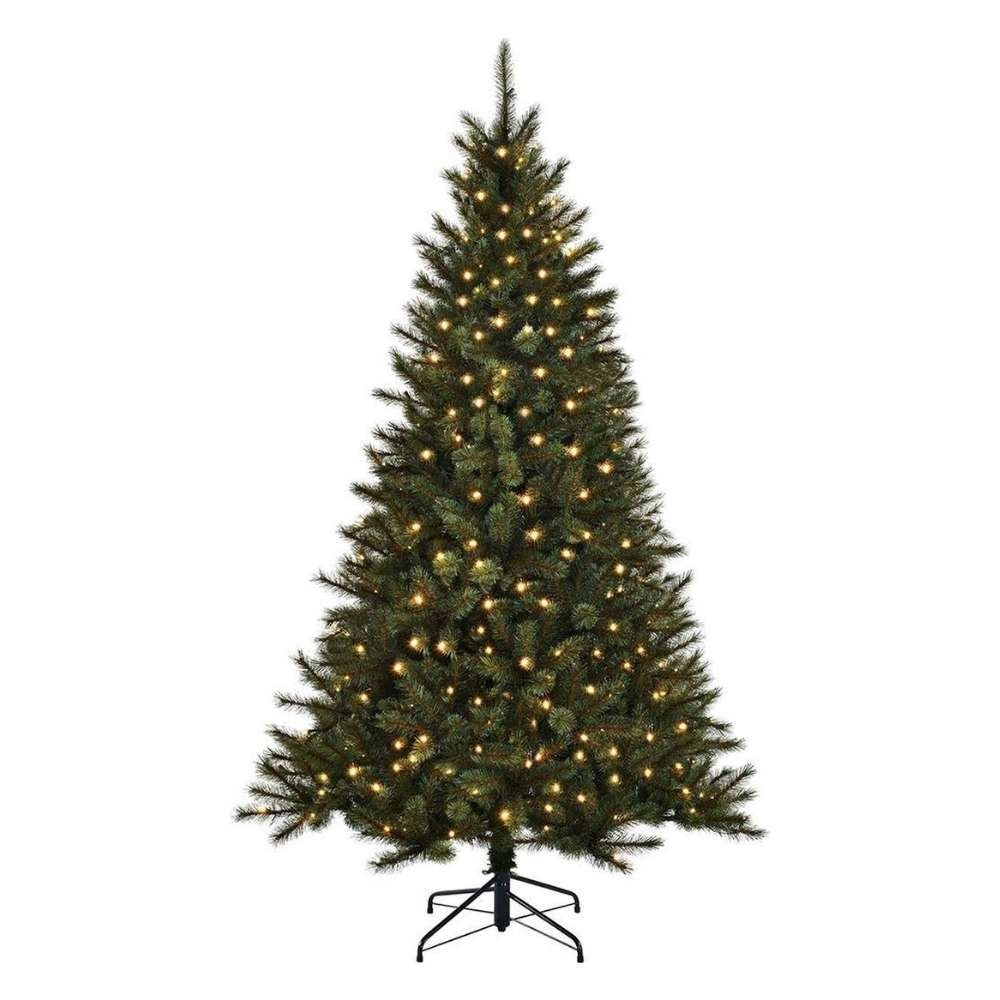 Toronto kunstkerstboom 215xø132cm | groen met 240 LED lampjes