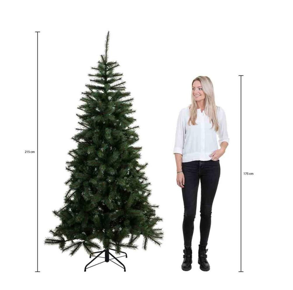 Tuscan kunstkerstboom 215xø135cm | groen