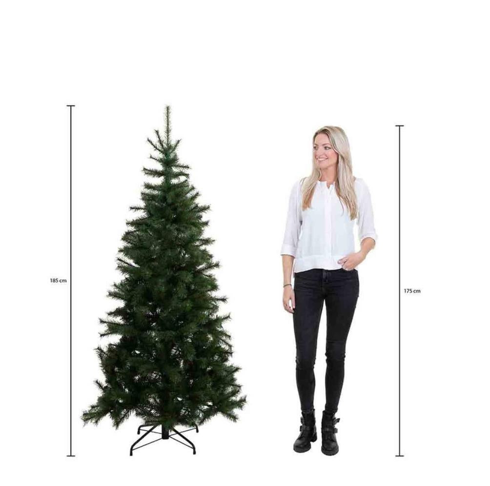 Frasier kunstkerstboom 185xø124cm | groen met 288 LED lampjes
