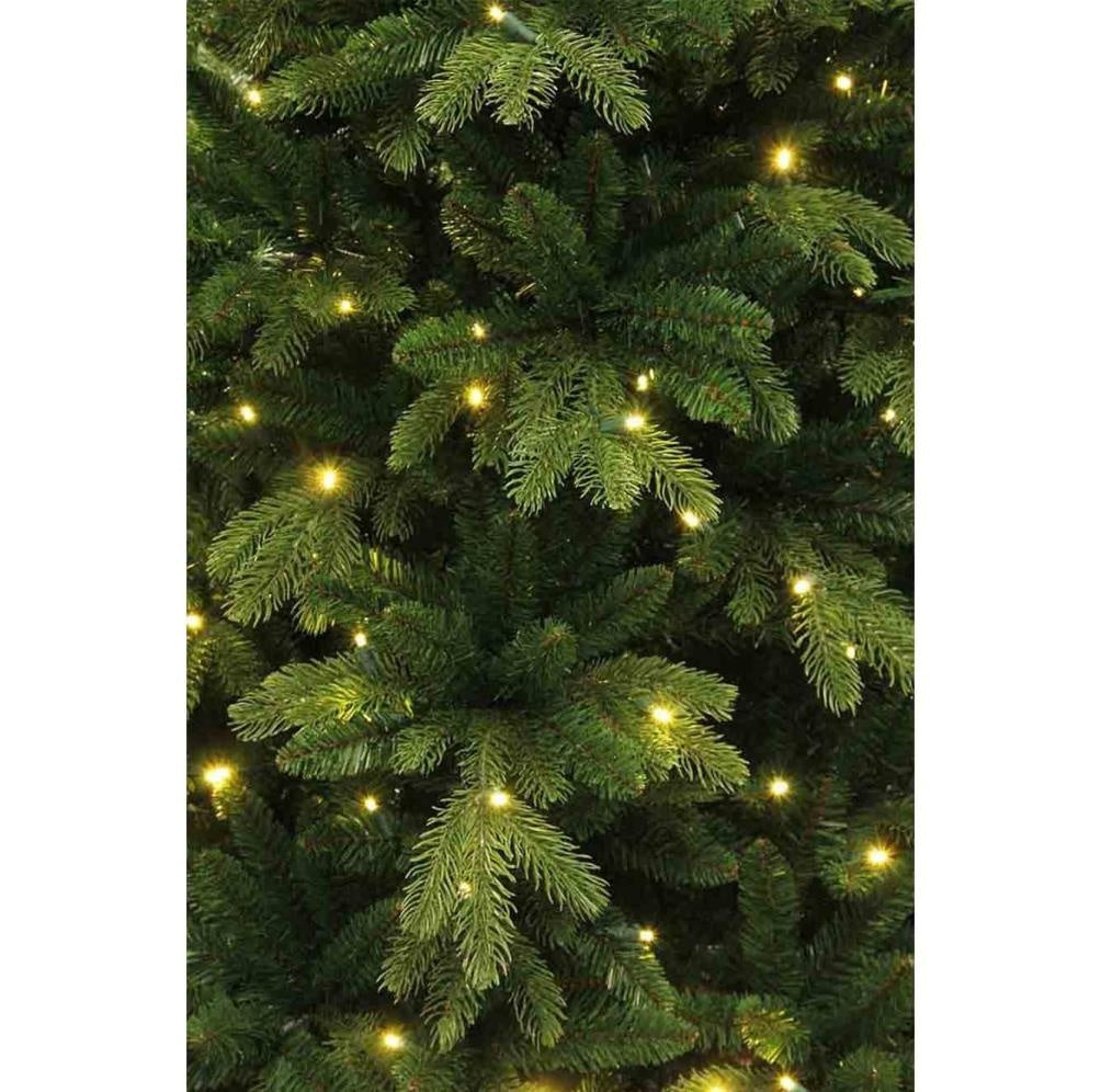 Brampton kunstkerstboom 215xø125cm | groen met 240 LED lampjes