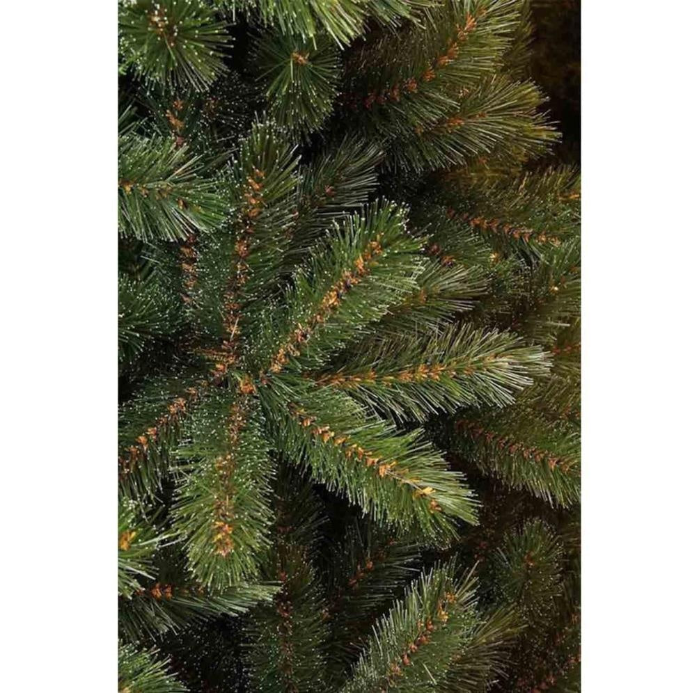 Forest Frosted Slim kunstkerstboom 155xø86cm | groen met bevroren details