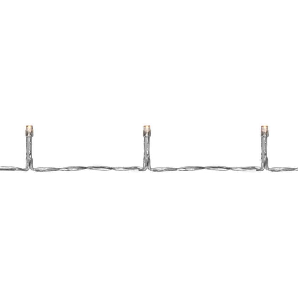 Kerstverlichting transparant snoer | 40 LED lampjes | warm wit | 3 meter