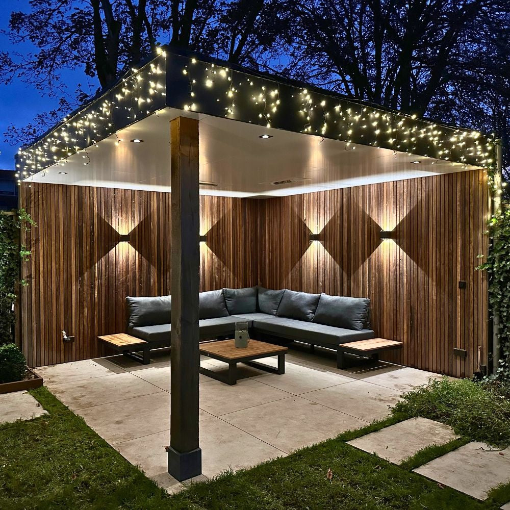 IJspegelverlichting koppelbaar | 160 LED lampjes | extra warm wit | 3 meter
