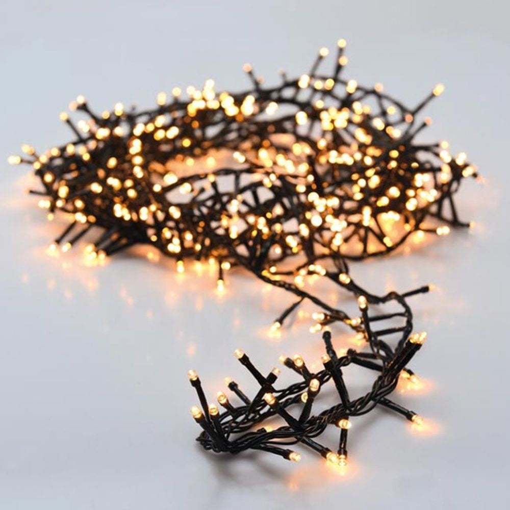 Kerstverlichting micro cluster | 1800 LED lampjes | extra warm wit  | 36m