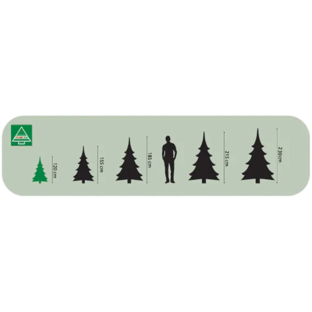 Matterhorn Pilar kunstkerstboom 155xø74cm | groen