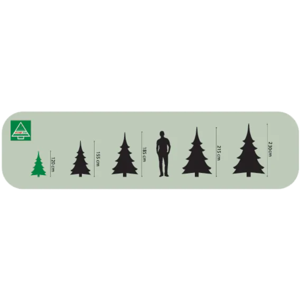 Matterhorn Pilar kunstkerstboom 260xø109cm | groen