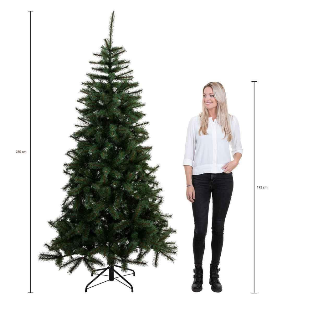 Bolton kunstkerstboom 230xø145cm | groen met 320 LED lampjes