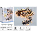 Kerstverlichting micro cluster koppelbaar | 200 LED lampjes | extra warm wit | 6 meter