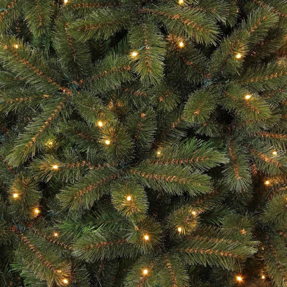 Forest Frosted kunstkerstboom 155xø86cm | groen met bevroren details & 120 LED lampjes