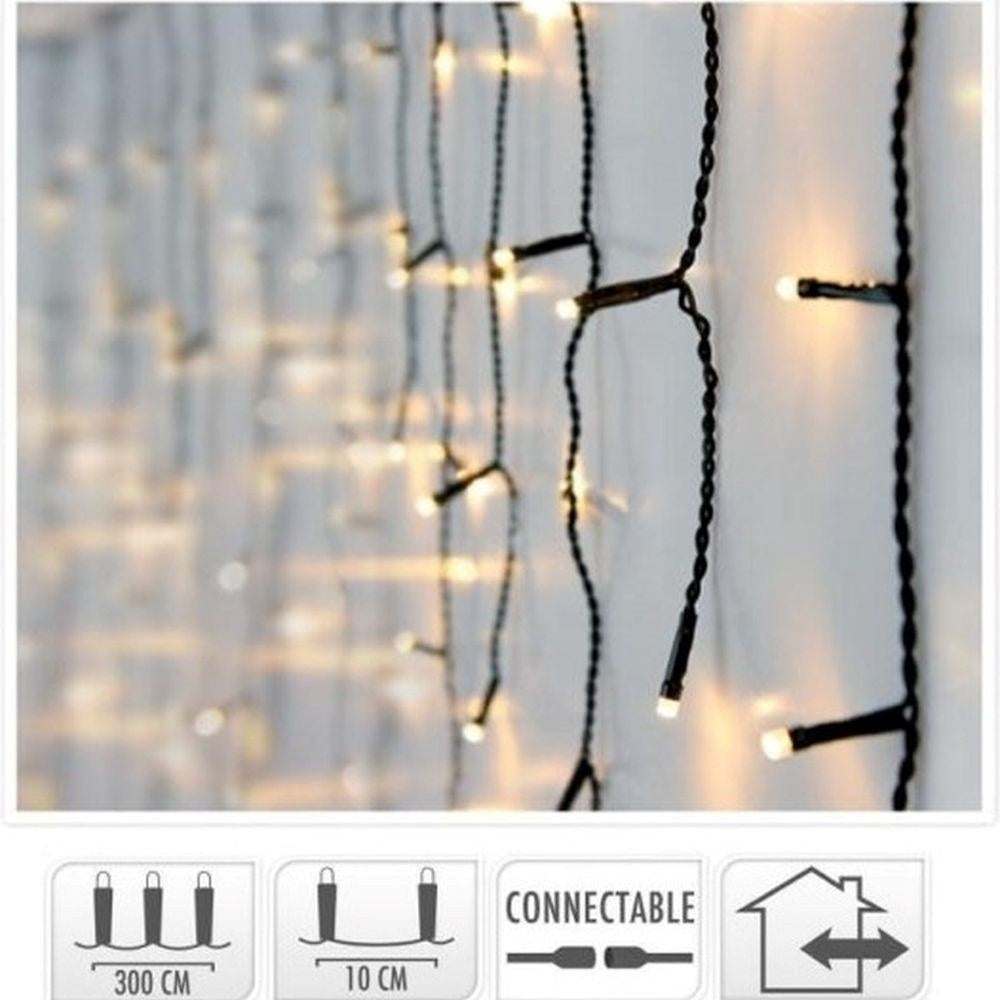 IJspegelverlichting koppelbaar | 160 LED lampjes | extra warm wit | 3 meter