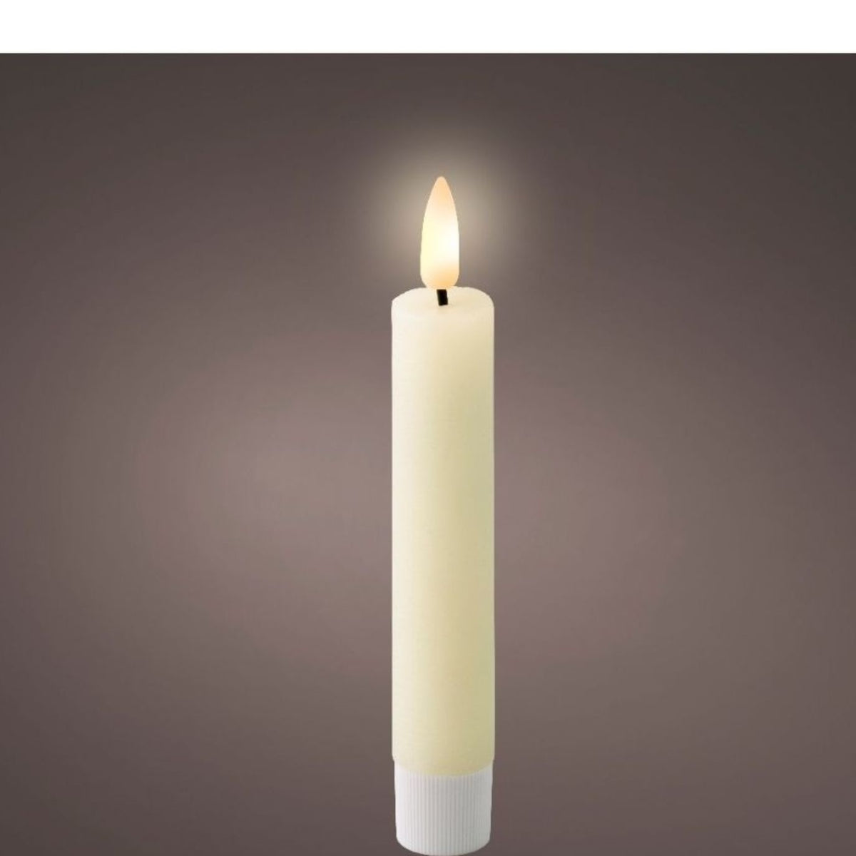 LED dinerkaars set van 4 | wax | crème/warm wit | ø2,2x24,5cm