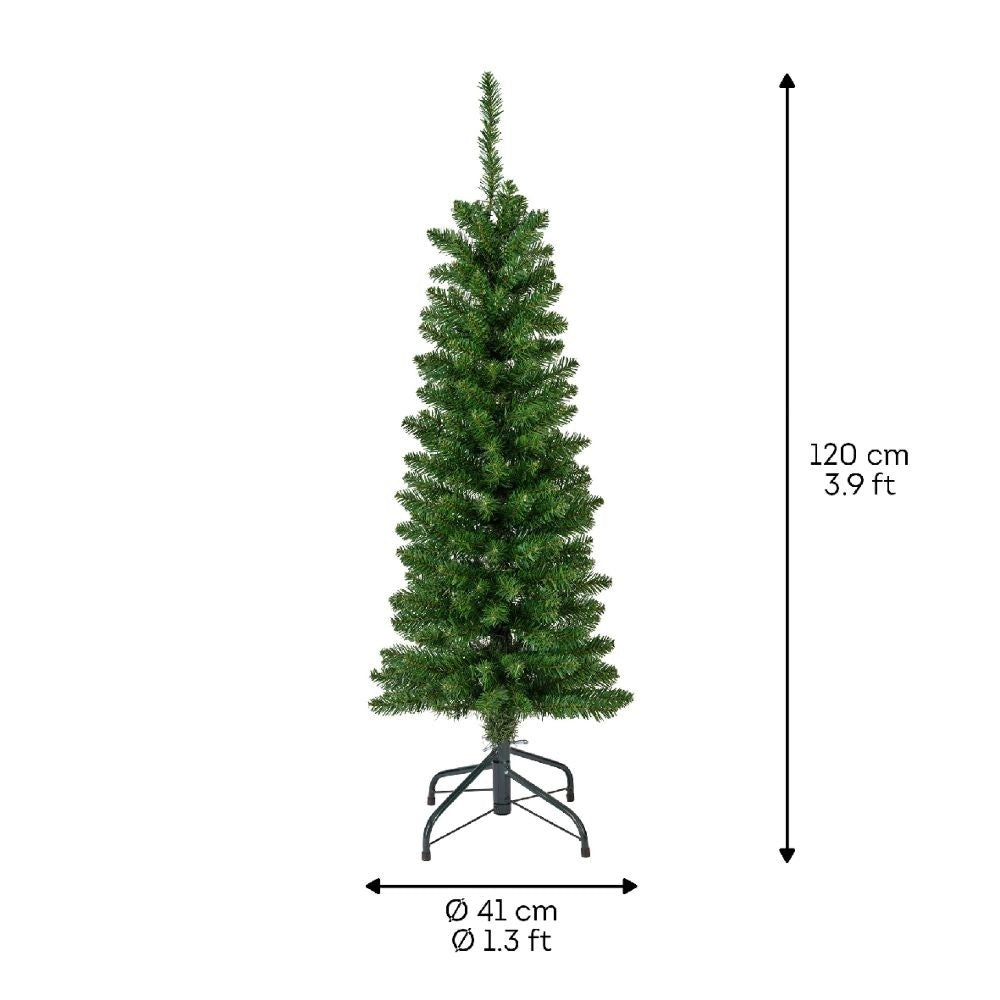 Pencil Pine Classic kunstkerstboom smal 120xø41cm | groen