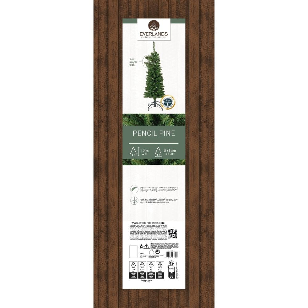Pencil Pine Classic kunstkerstboom smal 120xø41cm | groen