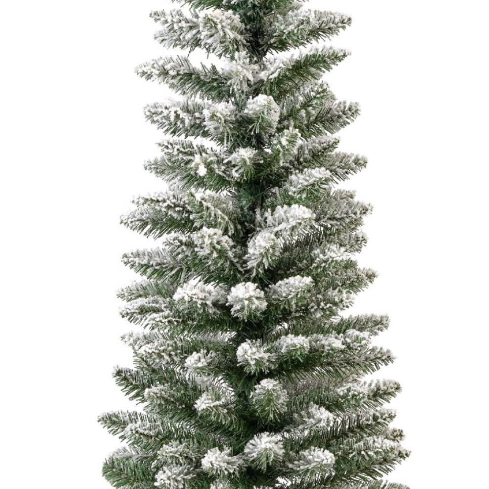 SET-VOORDEEL | Pencil Pine Snowy family 210/240/300cm | smal | groen