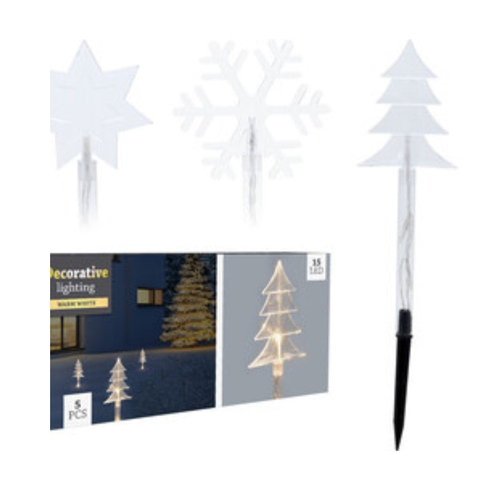 Tuinsteker verlichting | set van 5 | 37cm
